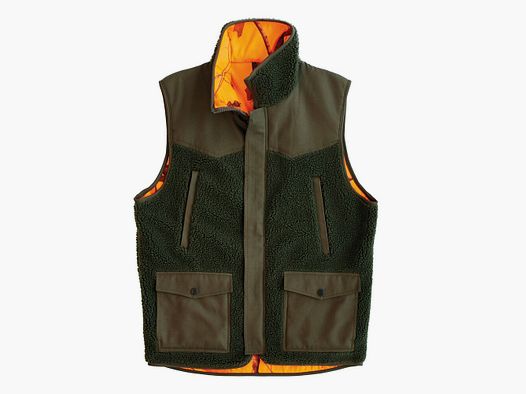 Gilet reversibile in pelliccia sintetica Scheibler
