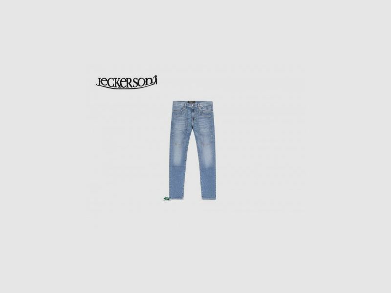 JECKERSON Jeans 5 Taschen helles Denim