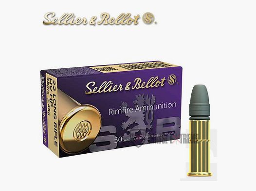 50 cartuchos S&B cal 22 Lr HV 38gr HP