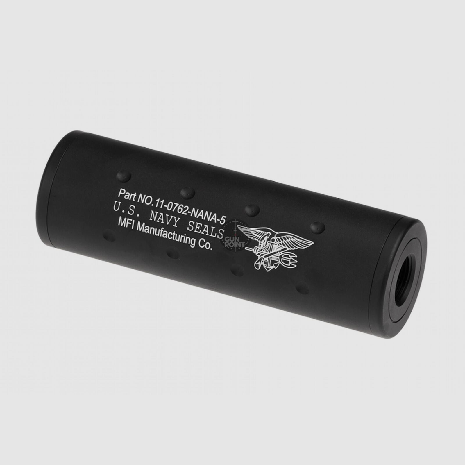 FMA 107mm Navy Seals Silencer CW/CCW-Schwarz
