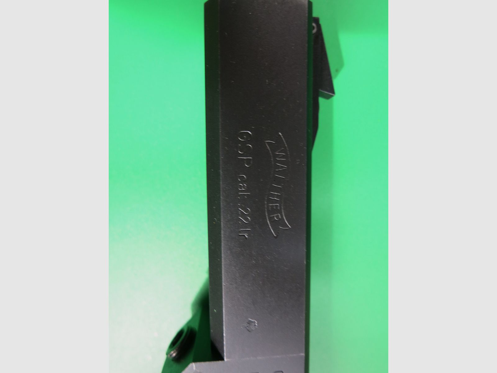 Sport-Pistole Walther GSP Kaliber .22lr, Sport-Griff, weltweit beliebteste Sportpistole, aktuelle Abzugsgruppe      #49