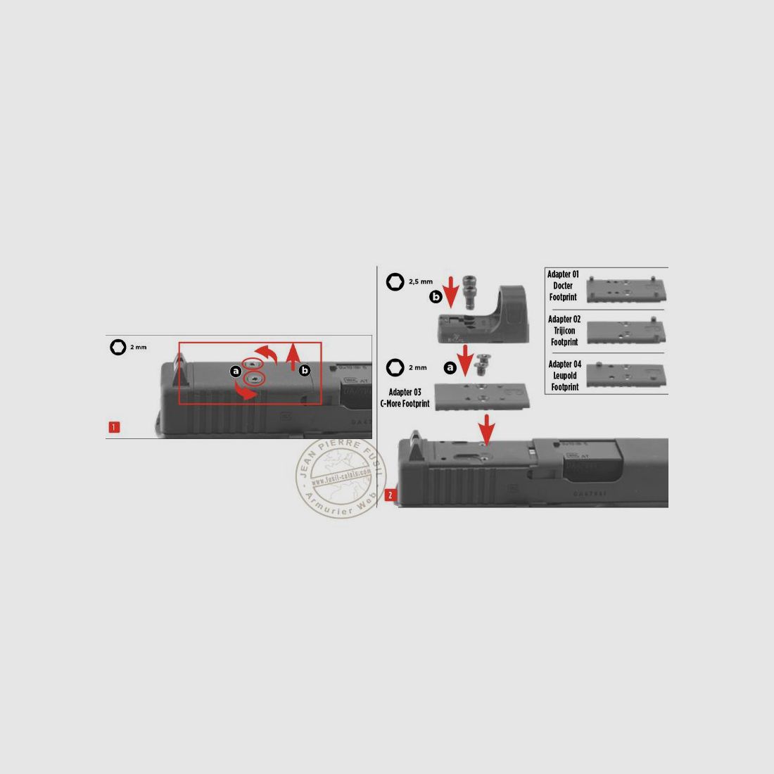 CO2 Luftgewehr 4,5 mm BB - GLOCK 17 GEN5 MOS - Blowback + 4 Schnittstellen, Bild 9 von 10
