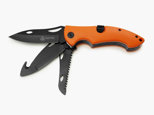 PUMA XP Trifecta 3-Blade Folding Knife, orange