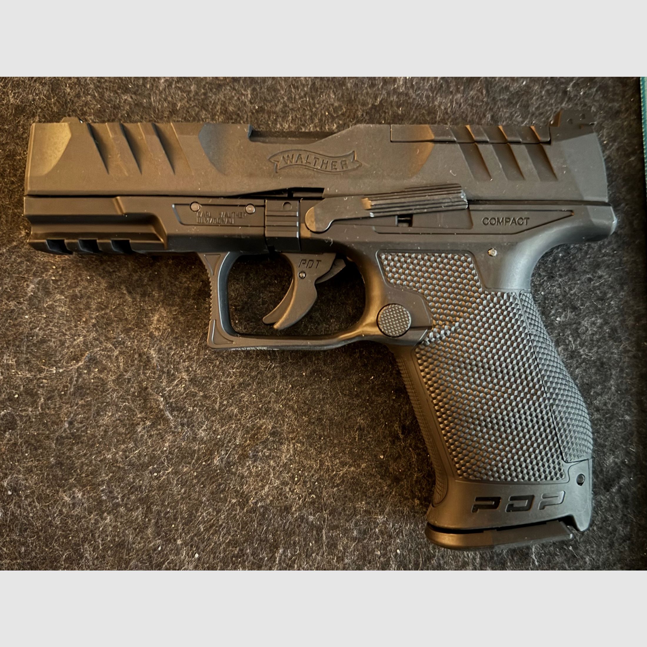 Walther PDP Compact 4” BLK Set 4,5mm BB CO2 *NEUWERTIG*