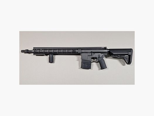 DAR-10 SPR, Kaliber .308 Win., 18"-Lauf, WPNTEC Mimir-Matchabzug, Cerakote "H112-Cobalt"