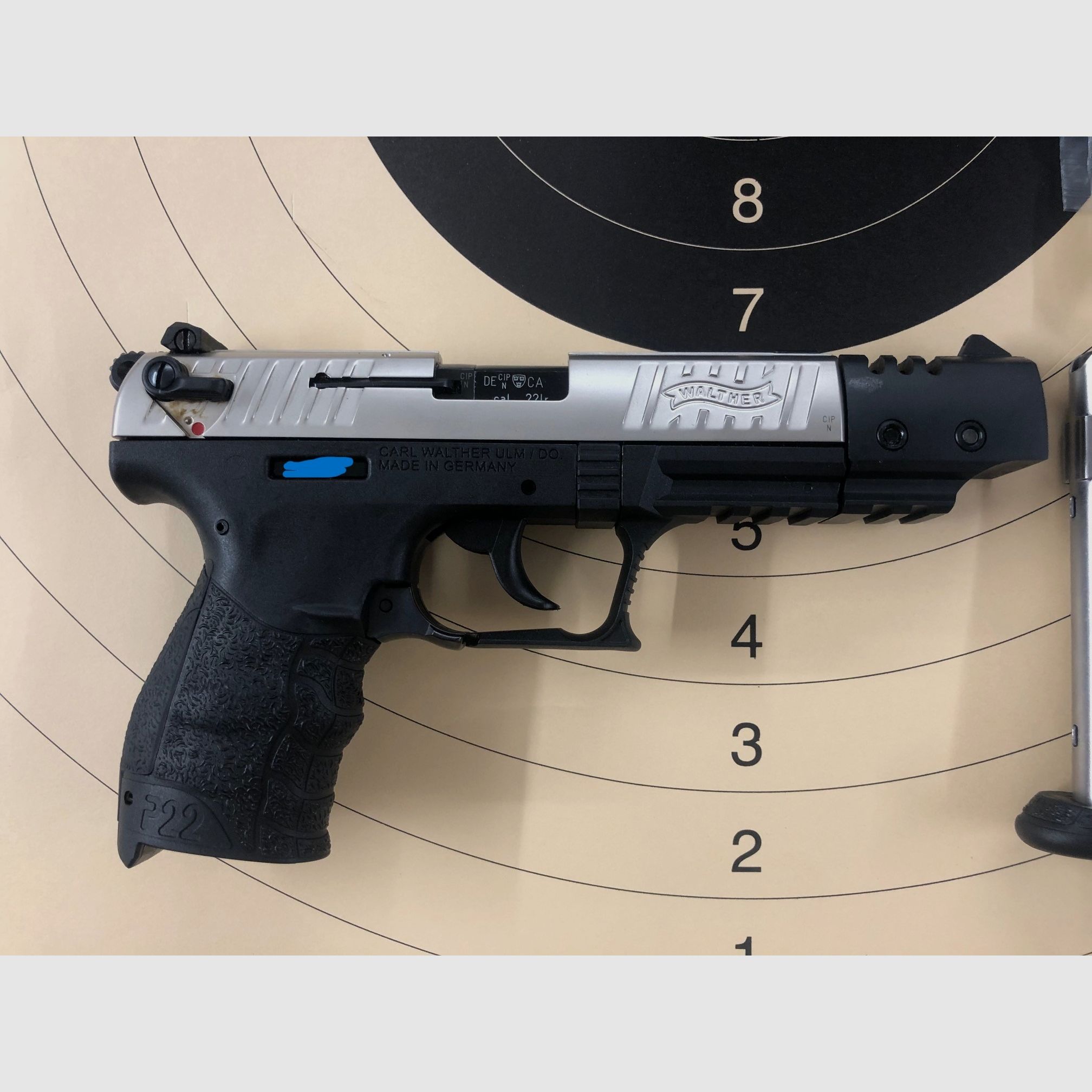 Walther Pistole P22 Q Target 5 " 