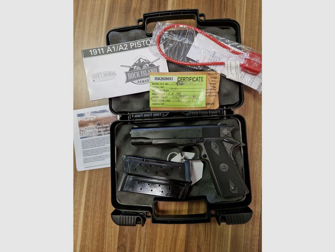 Armscor Rock Island - 1911 A1 FS 9mm Luger GI Entry (56883), image 2 sur 2