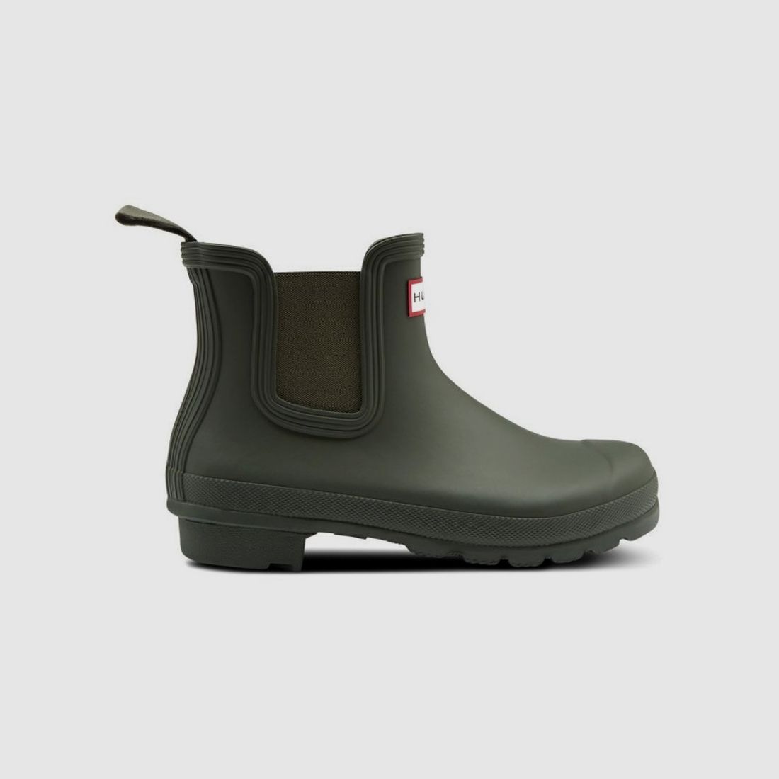 Hunter Boots Damen Chelsea Boot Original Dark Olive 8 UK - 42 EU