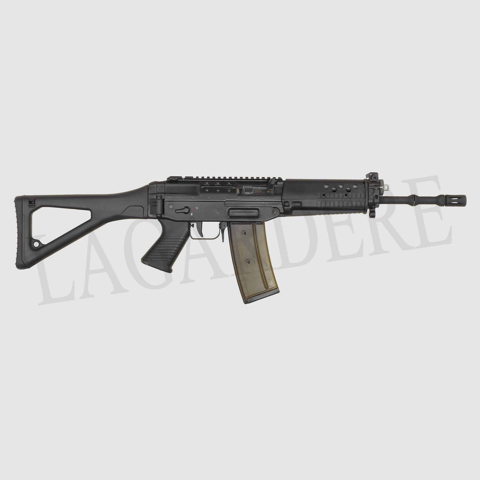 SAN SWISS ARMS SG 553-2 LB HA RAIL SCHWARZ (SEMI-AUTOMATISCHES STURMGEWEHR)