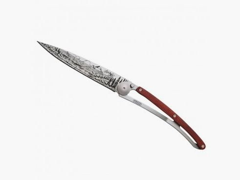 COUTEAU DEEJO BOIS CORAIL - MONTAGNE