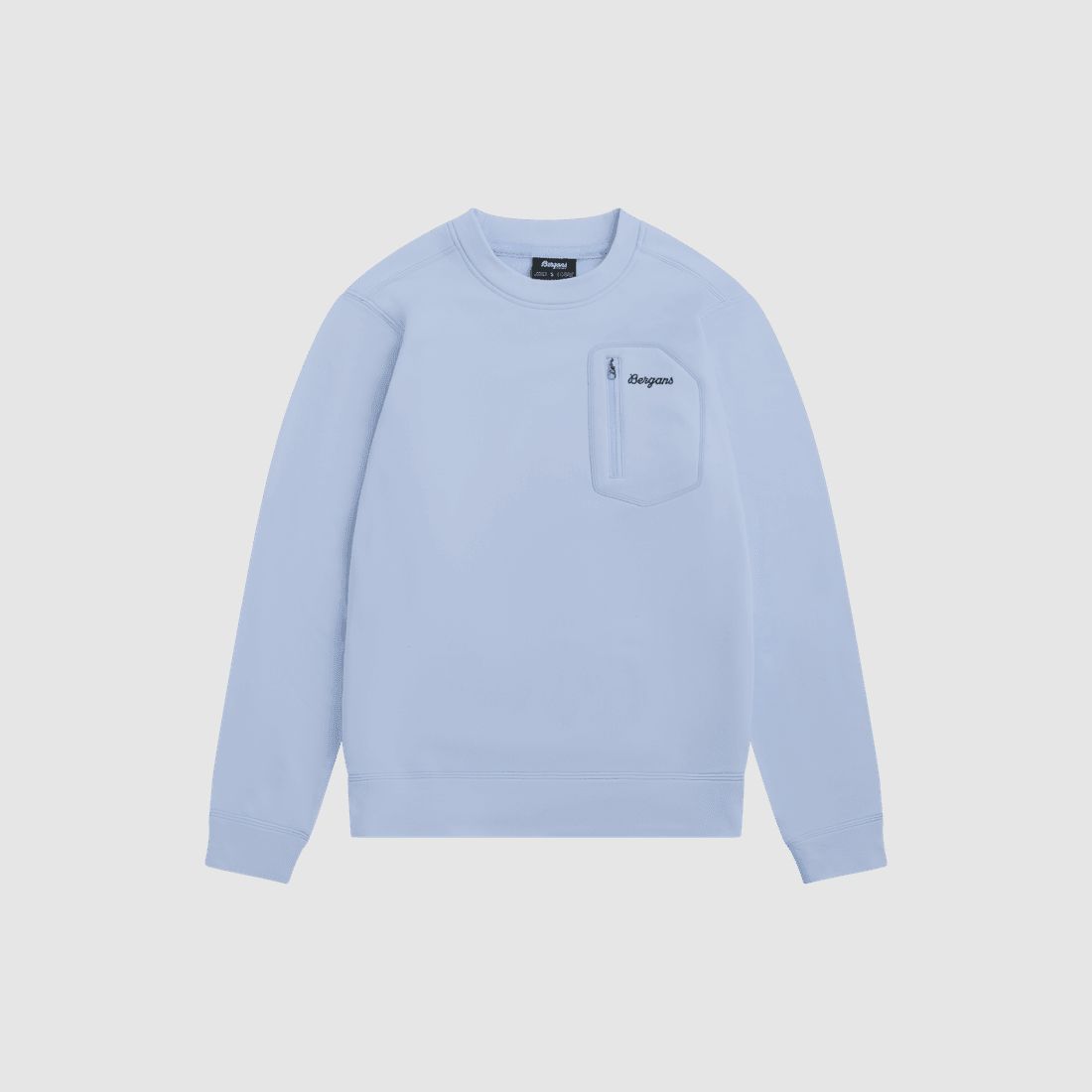 Bergans Midtli Midlayer Sweatshirt Women Cool Blue M