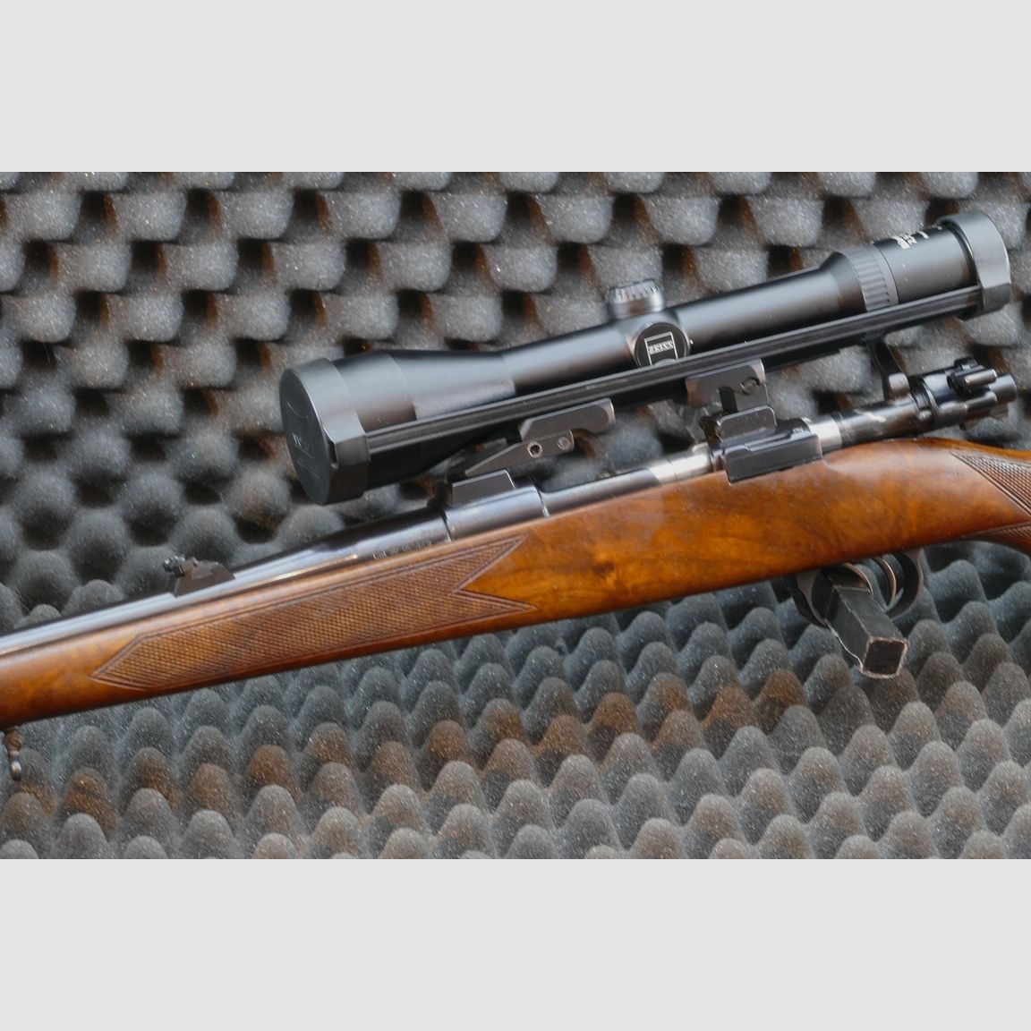 Carabine à répétition, système 98, fabricant Luger, modèle L99, 30-06Spr, montage EAW pour rail intérieur Zeiss