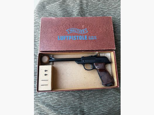Pistola de aire Walther LP 53 James Bond 4,5mm OVP