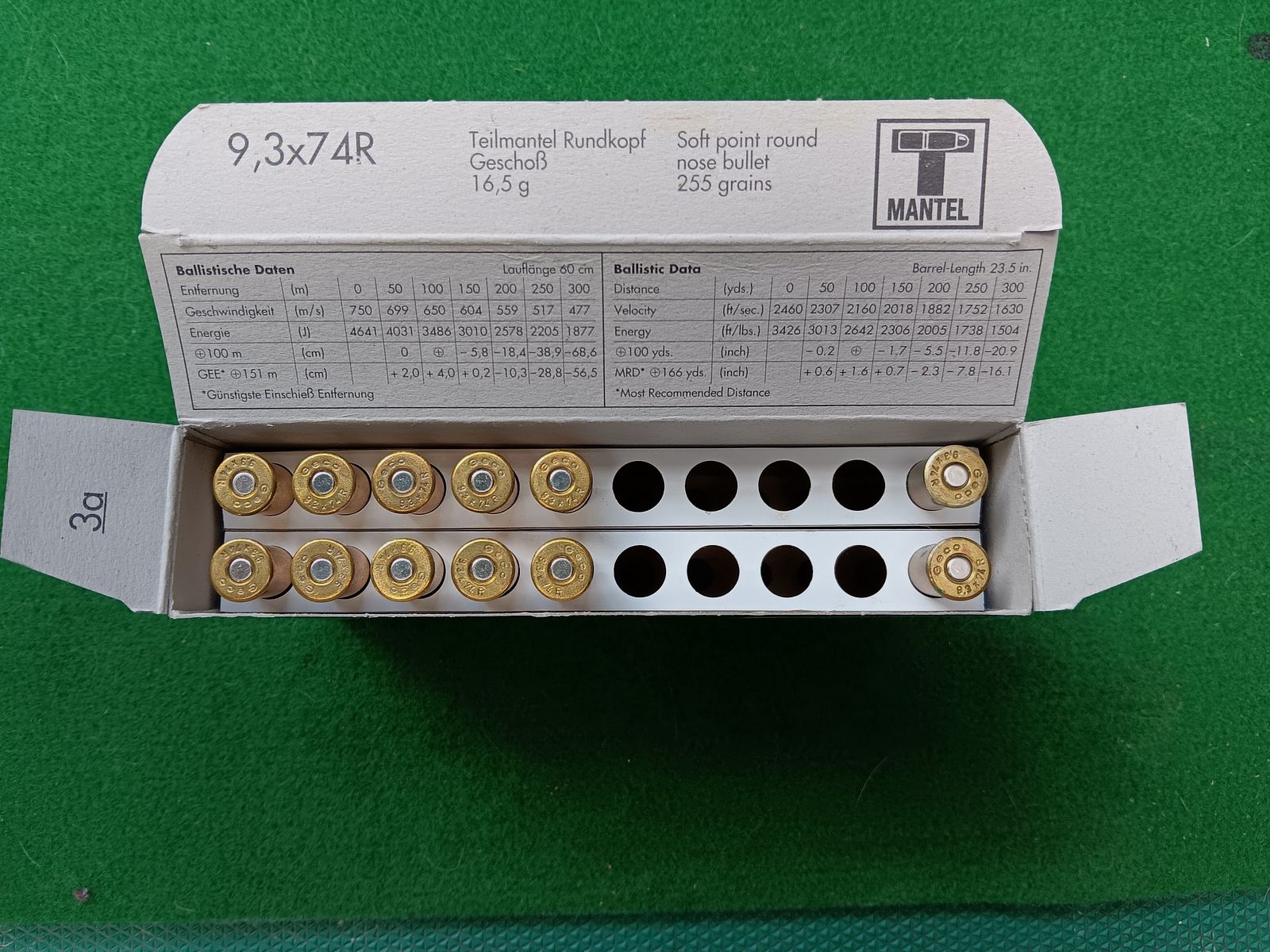 GEKO Munition 9,3 x 74 R