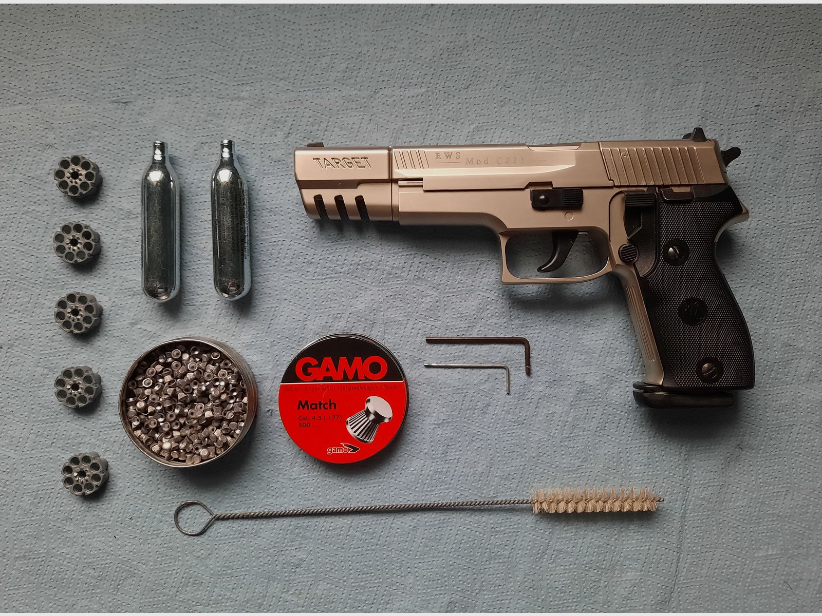 RWS C 225 Target, vernickelt