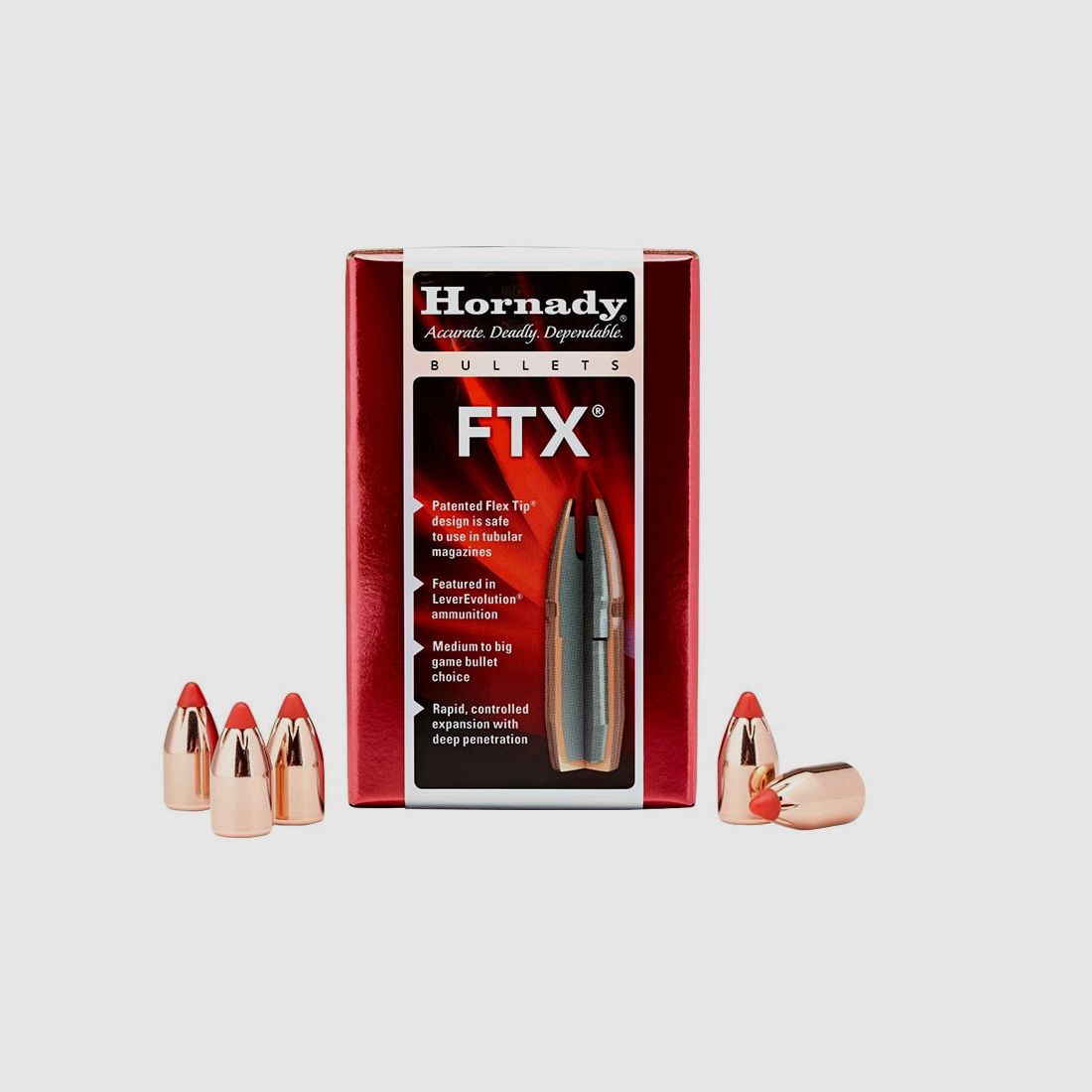 HORNADY Kugelpatronen .300AAC BlackoutFTX 20 Stk 8,8g/135grs
