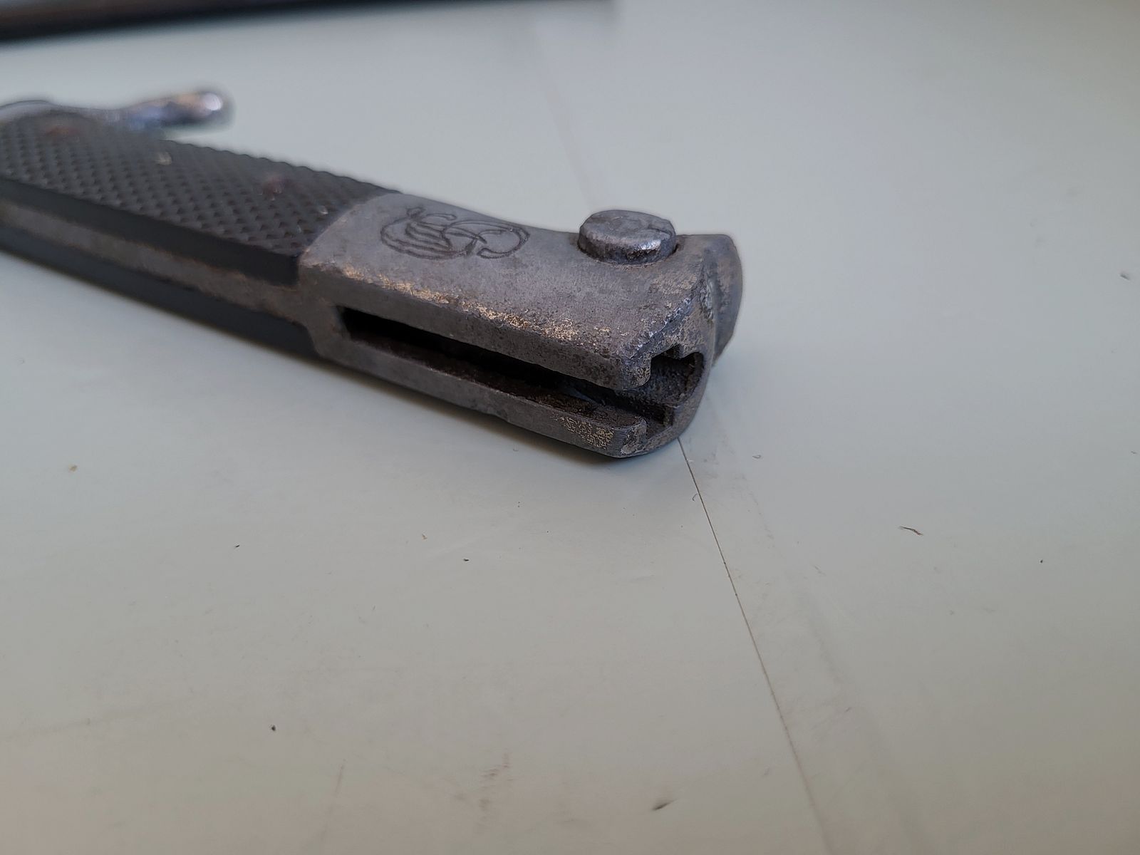  2 WK - WW 2 Puma Bajonett -  Lange Seitengewehr K98 Bajonett - Original 