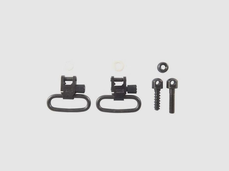UNCLE MIKES SS BL LOOP SWIVEL SET UNCLE MIKES 1-1/4″ SS-BL