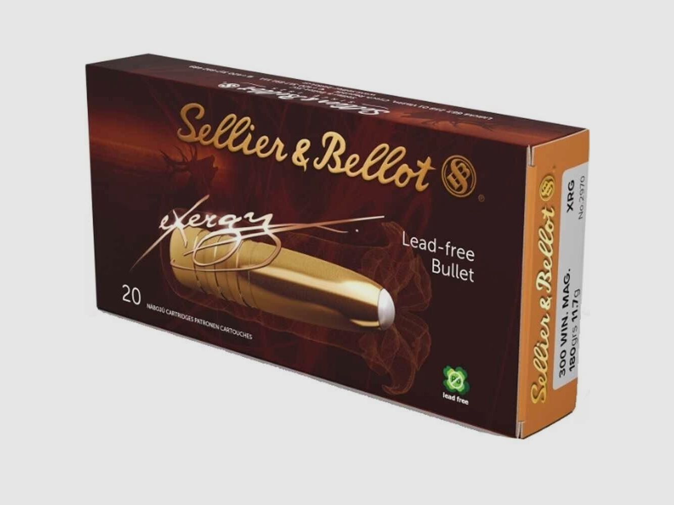 Sellier & Bellot 180grs XRG 20PCS .300Win. Mag.