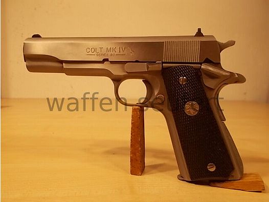 Colt Government MKIV Series 80 Stainless Pistole