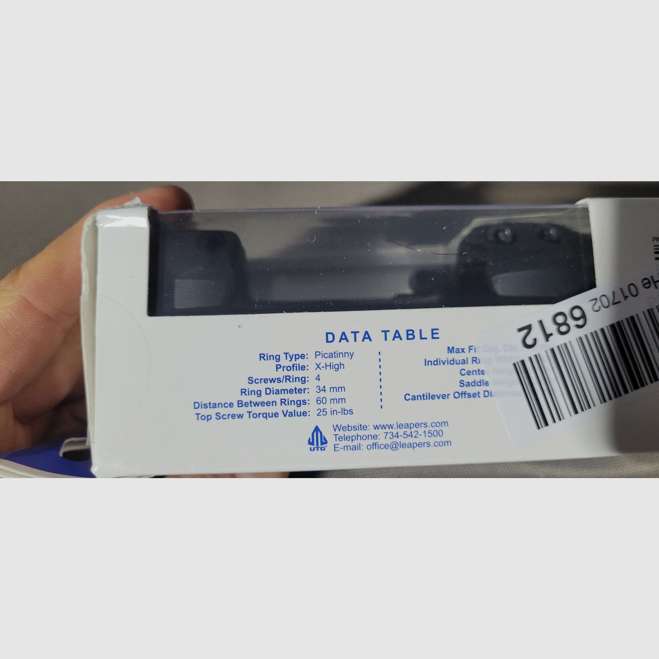 UTG Accu-sync 34mm Montage QD