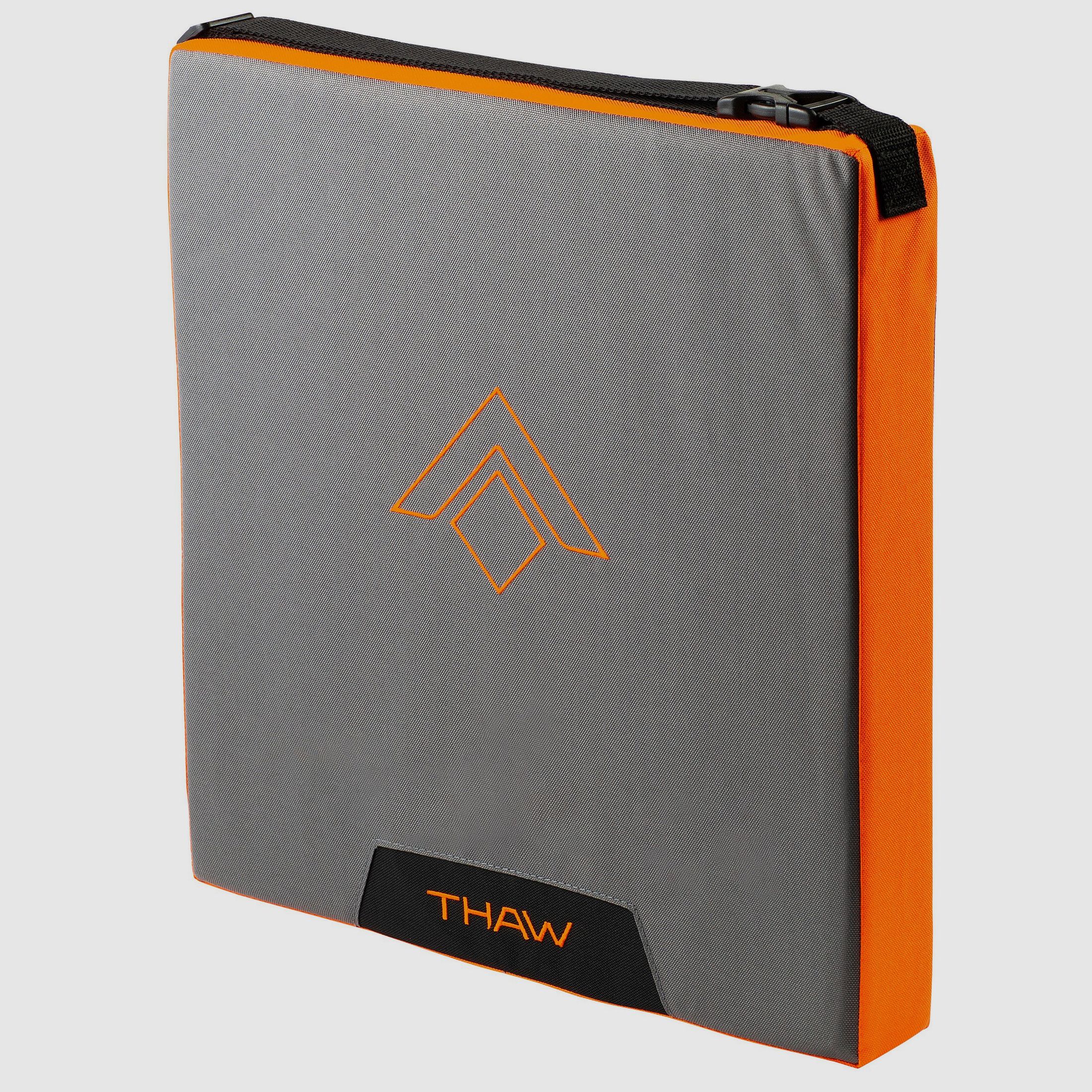 Thaw heated seat cushion without battery