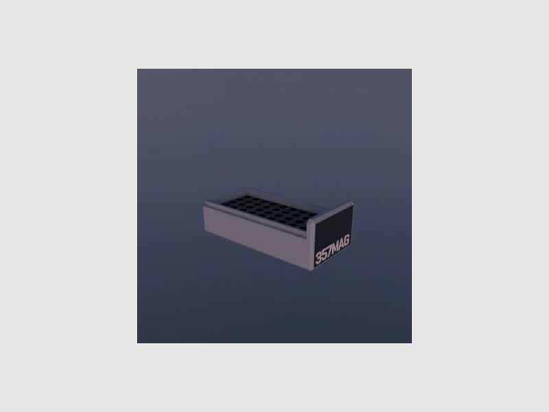Filamelt Munitionsbox / .357 Magnum / ‘Schiebedeckel’ / Patronenbox, Ammo Box