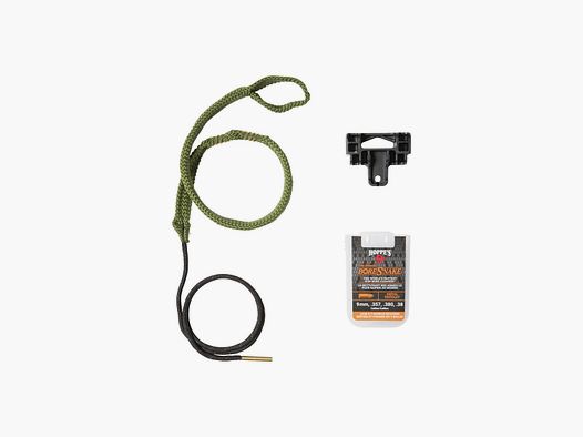 Hoppe´s BoreSnake Reinigungsschnur für 9 mm, .357, .380 und .38 Pistolen – mit Handgriff und Aufbewahrungsbox