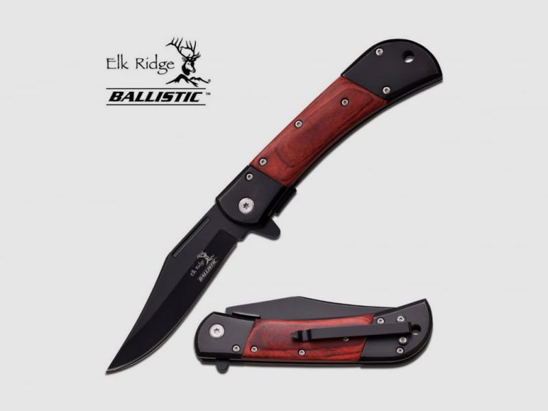 Elk Ridge Cherokee Black Wood couteau pliant, image 2 sur 2