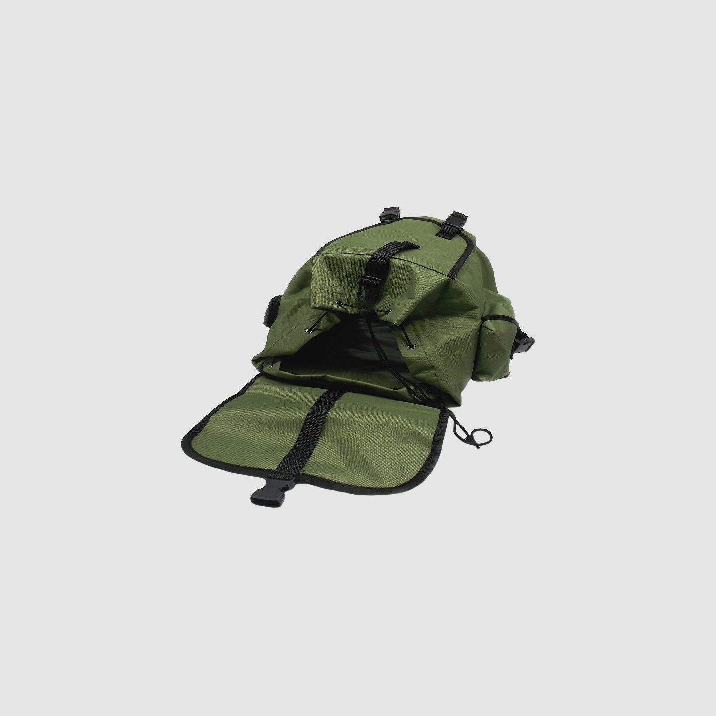 Pilztasche 42 cm x 30 cm aus Nylon Grün Fulpa, Bild 4 von 5