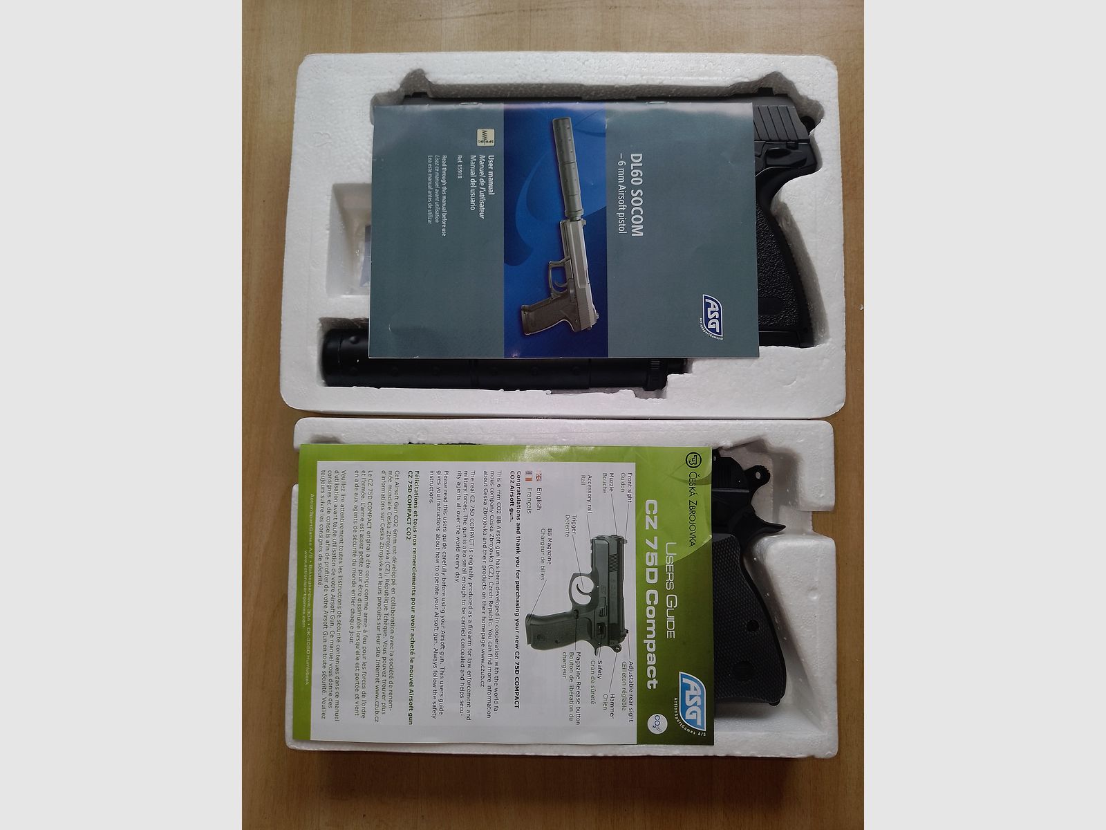 CZ 75 D Compact & DL 60 Socom 