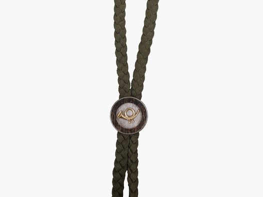 Haenel Hirschhornwaren Trachtenband Jagdhorn Oliv