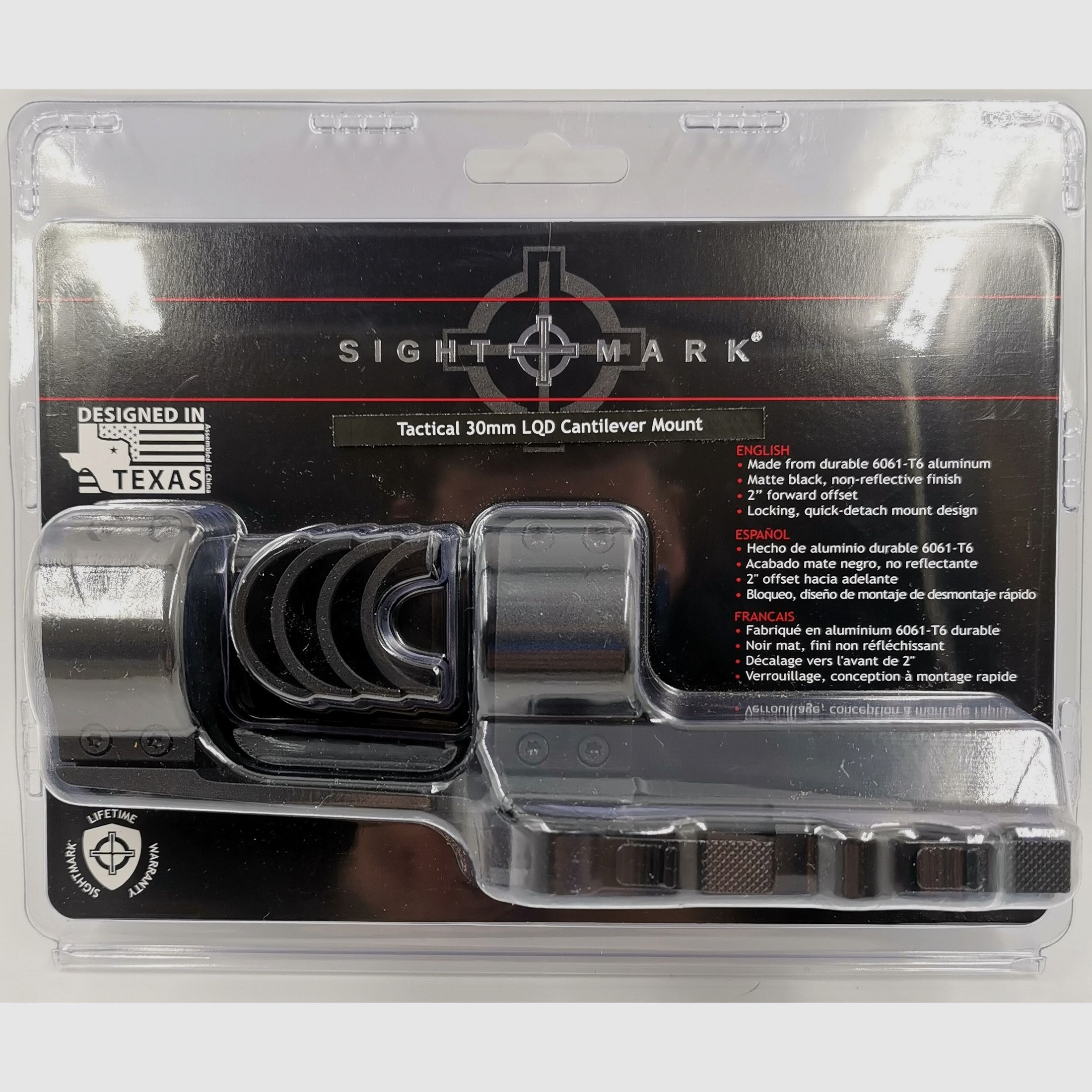 Sightmark Tactical AR 30mm LQD Montage Fixed Cantilever Mount AR-15 15 10 SLB Klemmontage PPC IPSC