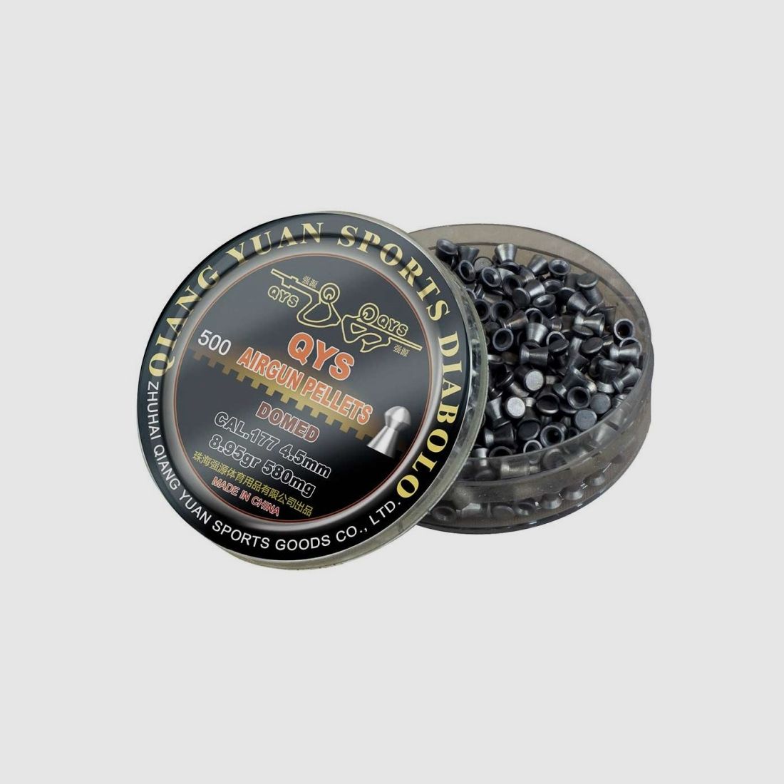 Diabolo QYS Domed (500 szt.) 4,5 mm (.177), zdjęcie 2 z 6