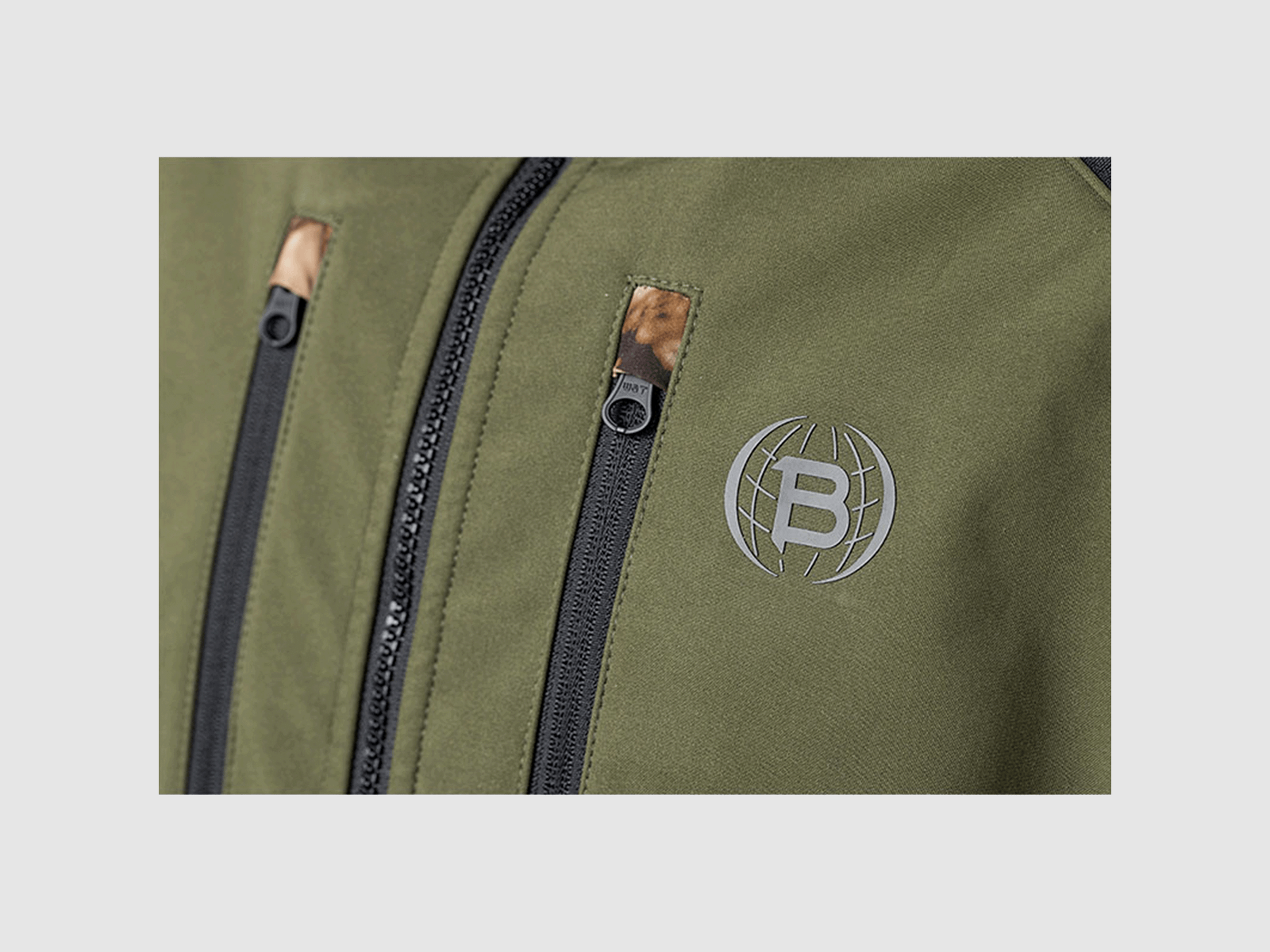 JACK/SOFTSHELL – BITRABI – TIGER GROEN/CAMO, afbeelding 4 van 6
