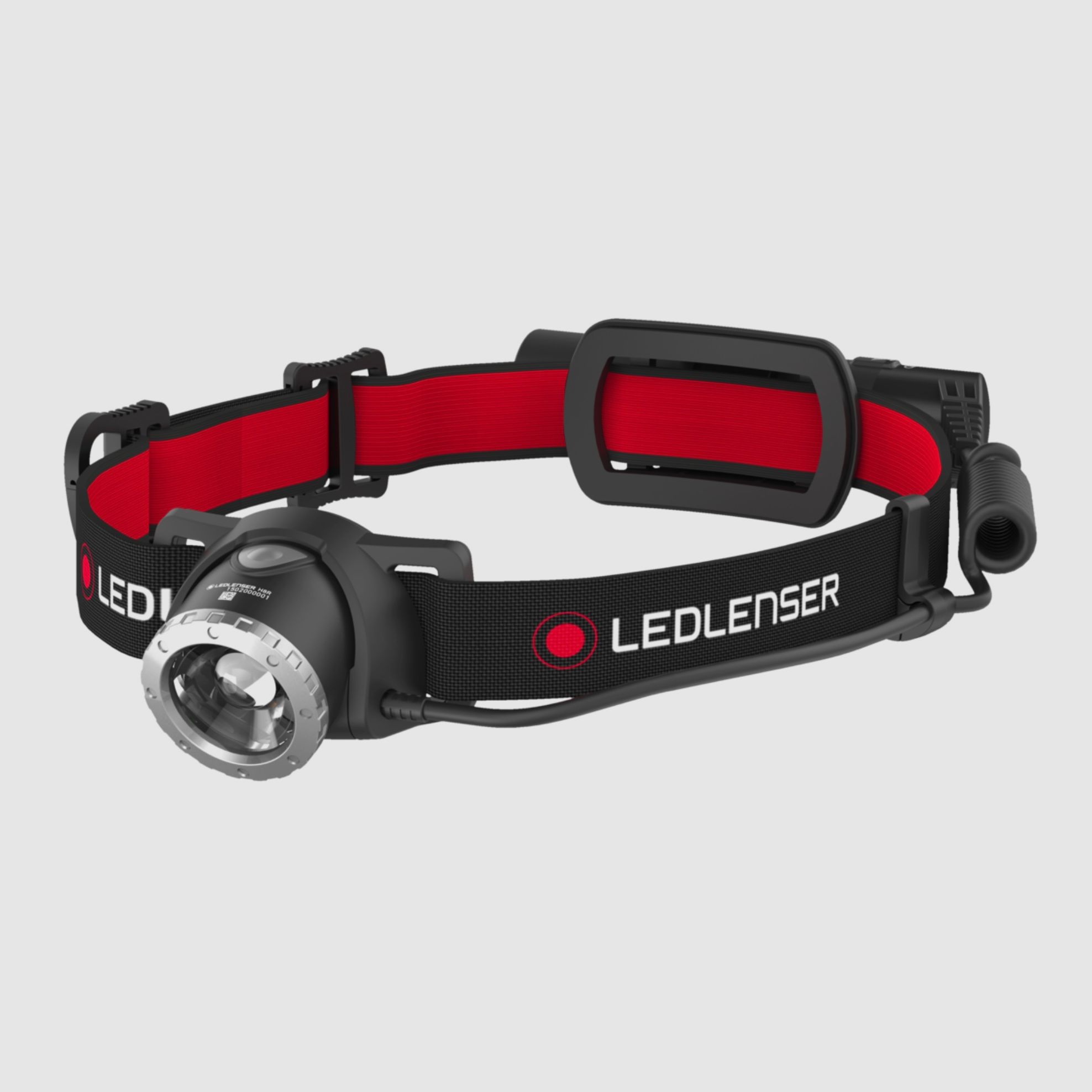 Ledlenser H8R lampada frontale ricaricabile impermeabile con set di filtri colorati fino a 600 lumen