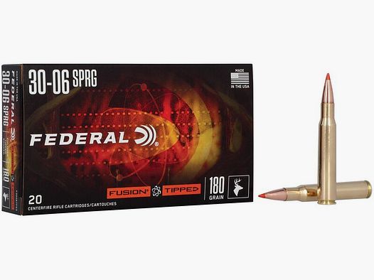 Federal Fusion Tipped .30-06 Springfield 11.7 g / 180GR hunting ammunition – 20 pieces #F3006TFS3