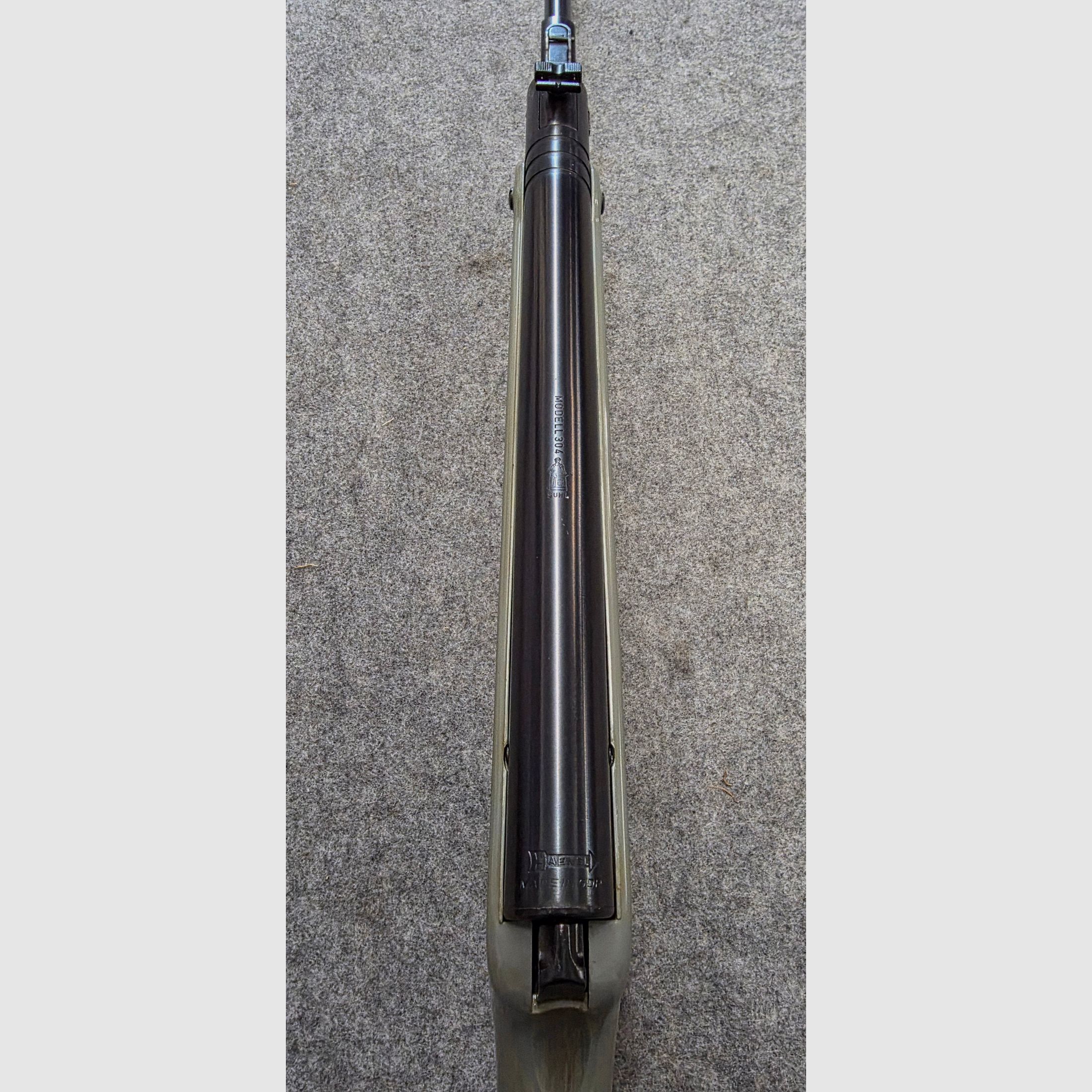 Haenel Mod. 304 avec crosse en plastique gris Cal. 4,5mm Diabolo Knicker