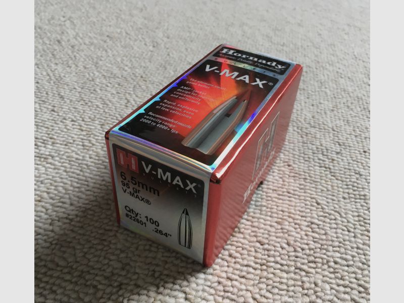 Hornady Vmax 95gr .264 6,5mm 100 St