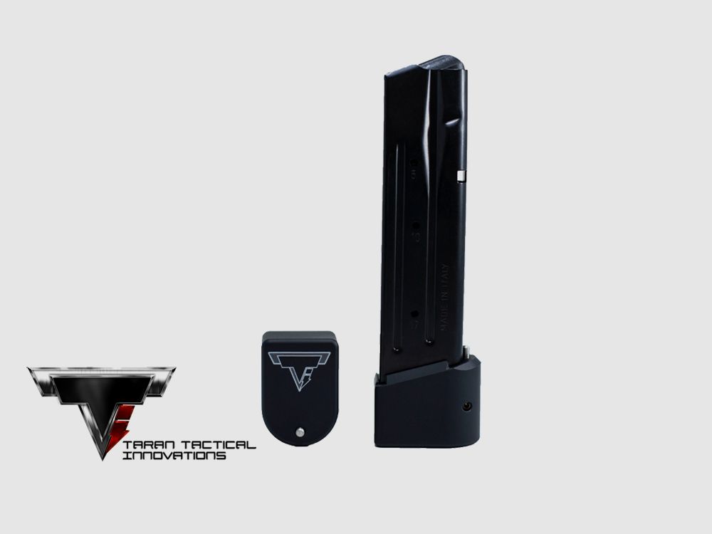 TTI P320 Full Size +5 Base Pad Kit Flat Black