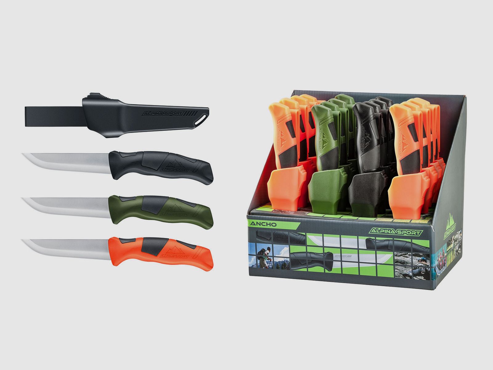 Alpina Sport Ancho Knife Mix POS-Display