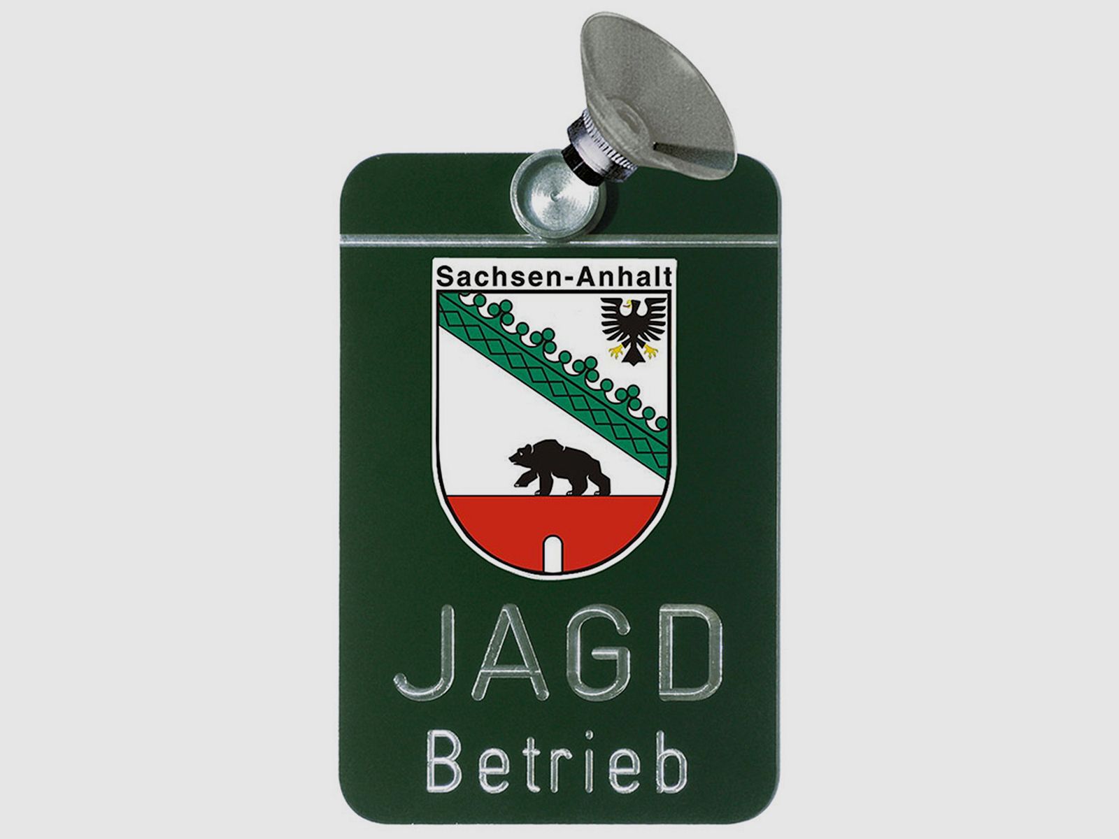 Akah Autoschild Jagdbetrieb Sachsen-Anhalt