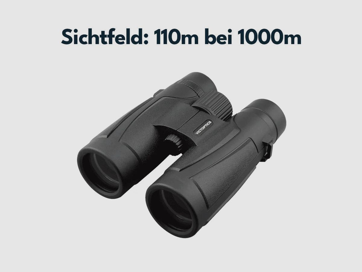 VictOptics BOSL01 8×42 Binoculars – 110 m Field of View