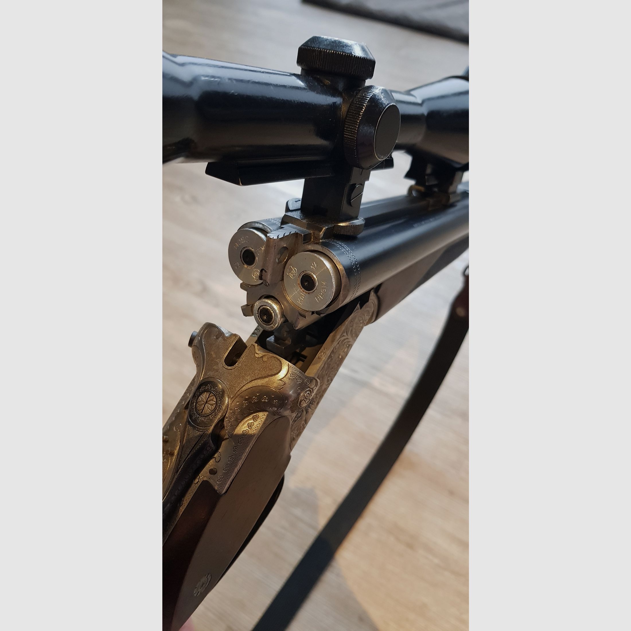Drilling Gebr. Merkel Suhl 7x57R 12/70, Zeiss 6x42