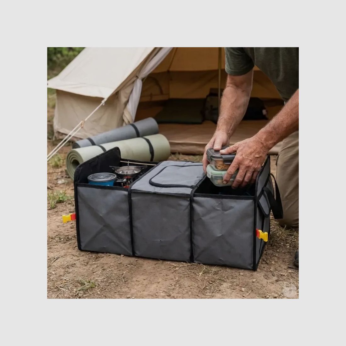 Borsa di stoccaggio con frigorifero 3 scomparti, immagine 1 di 10