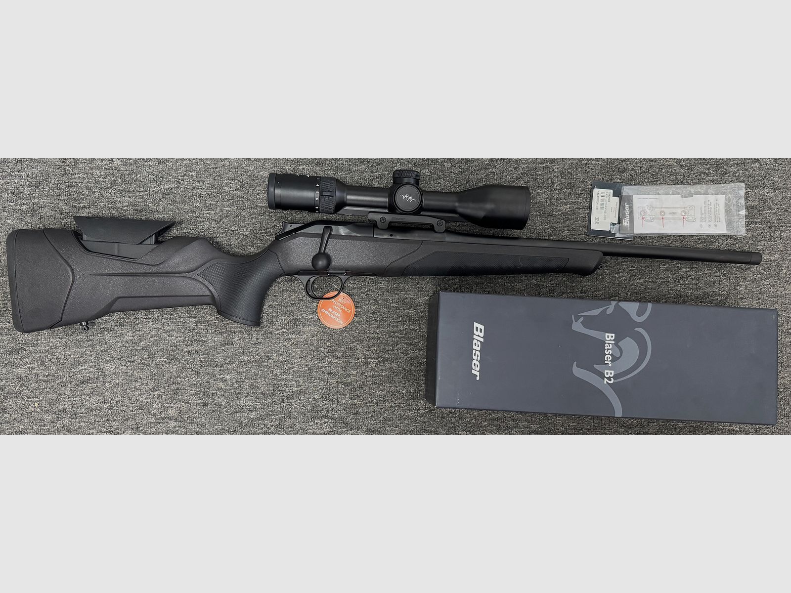 Blaser R8  2.0 Professional   .308Win. + M15x1 + LL 52cm + Blaser B2  2-12x50iC - Neuwaffe, Bild 1 von 4