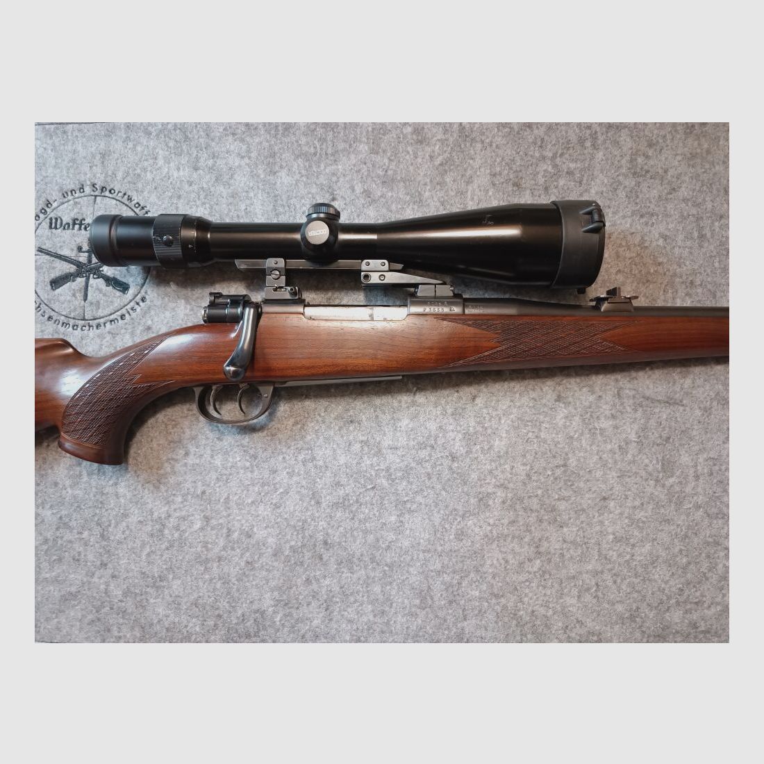 Waffen Adamy Suhl Mauser Argentino 98er mit ZF Docter3-12x56