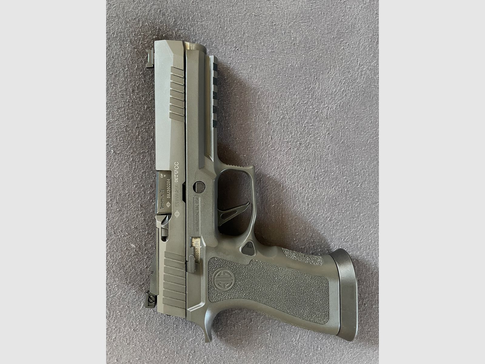 SIG P320 X 5 Legion OR  , ikl. 3 orig. Magazine , Schloss , Koffer und safety flag