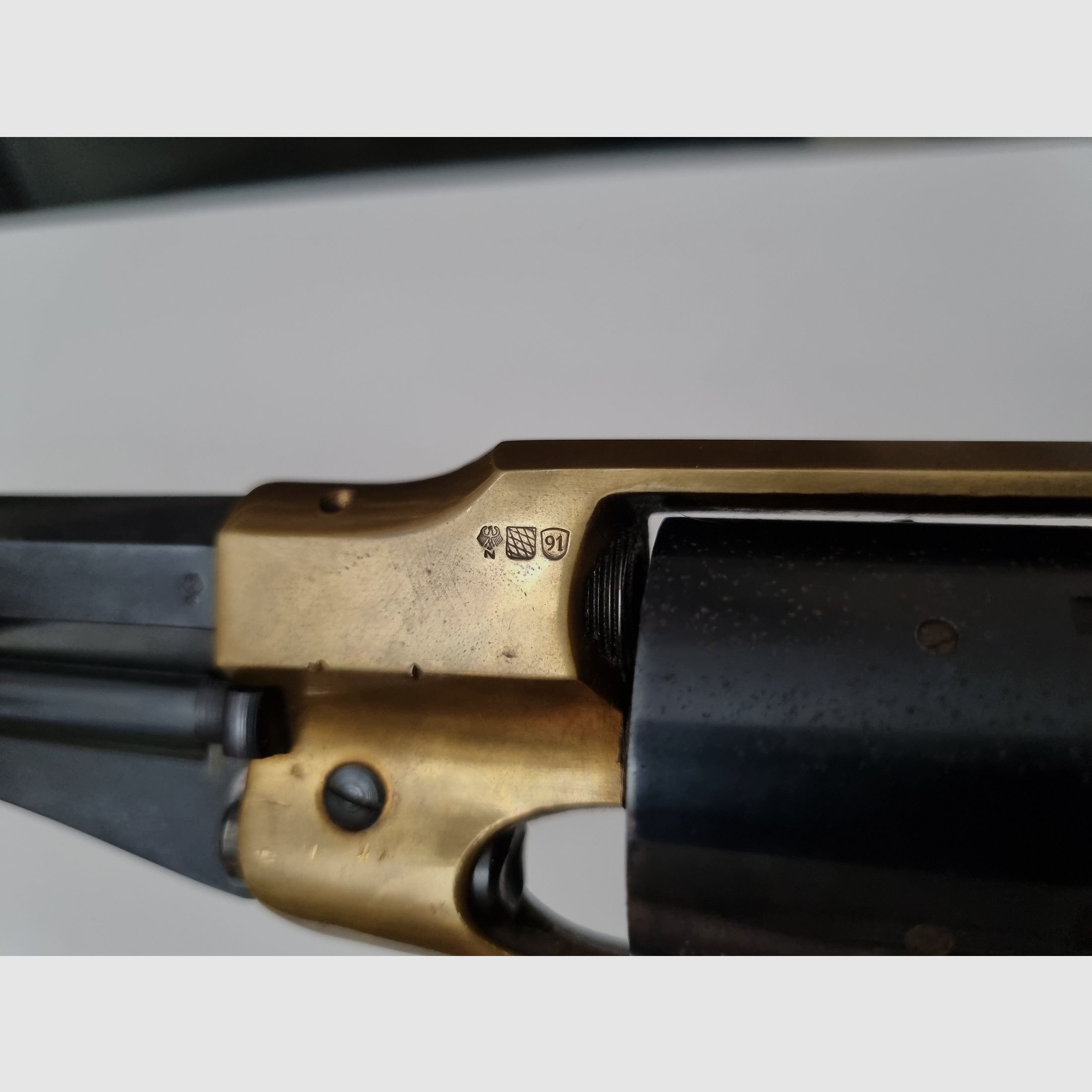 Western Remington New Army 9mm Knall Seltener Neumann Umbau PTB 304