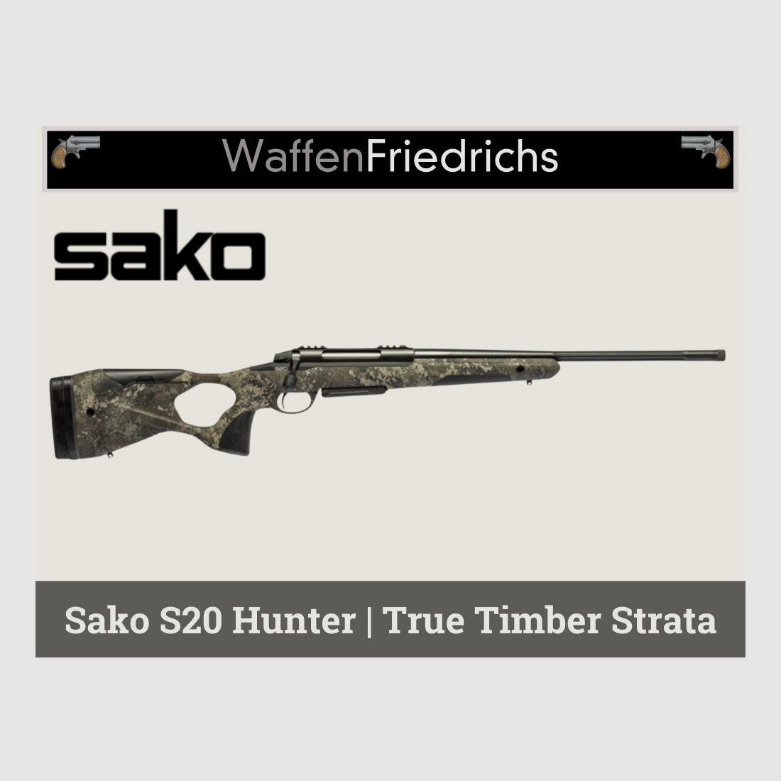 SAKO S20 Hunter | True Timber Strata 51 cm - Waffen Friedrichs